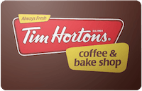 Tim Hortons Gift Card