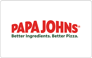 Papa Johns Gift Card