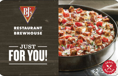 BJ's Restaurant & Brewhouse Gift Card