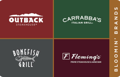 Bloomin' Brands Gift Card