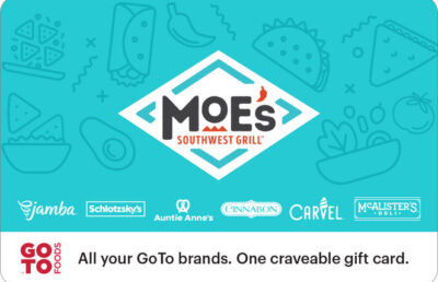 Moe's Southwest Grill Gift Card