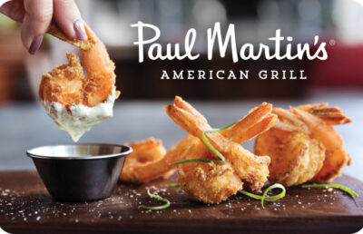 Paul Martin’s American Grill Gift Card