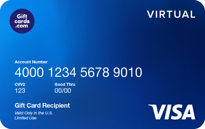 VISA Virtual Account Gift Card